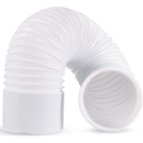 Tuyau extensible pour climatisation, tuyau d'évacuation pour climatiseur portable à longueur ajustable, conception durable en PP et ressort en acier, simple-AquaForge (1/5)