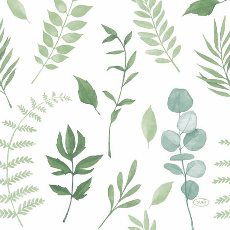 Duni Servietten Greenery 33 x 33 cm - 20er Pack Servietten