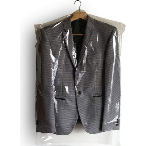 30 pièces Couverture anti-poussière de vêtements peut être accroché pochette étanche à la poussière transparente 90 cm x 60 cm