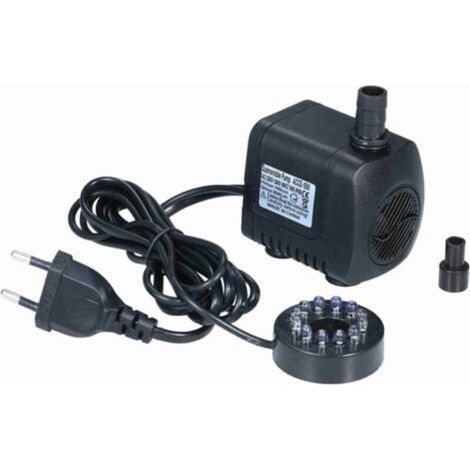 RHG Lumière LED pompe submersible 800L/H Ultra-silencieuse Aquarium étang réservoir piscine fontaine d'eau prise ue (1/5)