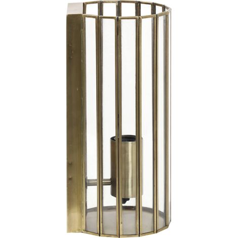 Light & Living - aplique de pared - Strøby - bronce - vidrio -