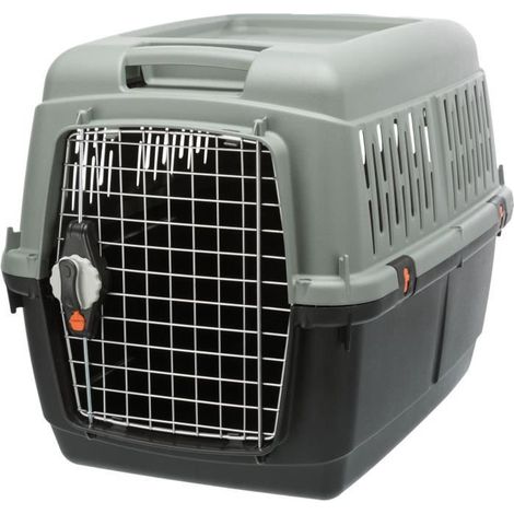 Box di trasporto - TRIXIE - Giona 4 - Riciclato - S / M : 50 x 51 x 70 cm - Antracite / Grigio-verde