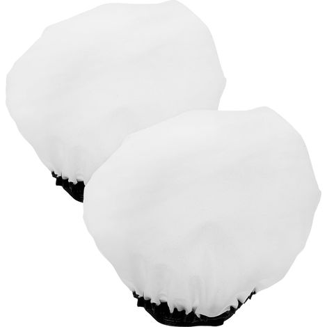 Jours Ronds et Large Lot de 2 en Tissu Blanc Design Élastique Pendaison de Crémaillère pour Lampe Photographique (1/5)