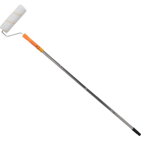 Ensemble de rallonge de rouleau à peinture de 1,2 m avec brosse de 23 cm et rouleau télescopique détachable pour la peinture des coins et des plafonds. (1/5)