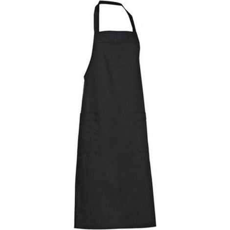 Tablier de cuisine noir art, un tablier de cuisine très pratique ou tablier de peinture pour hommes et femmes, artistique (1/2)