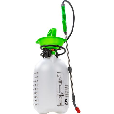 Pulverizador de jardín a presión, pulverizador manual para jardín de 5 litros (1/2)