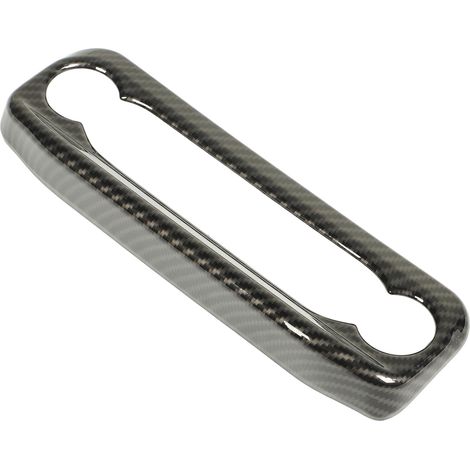 Garniture de console centrale style fibre de carbone, panneau décoratif de remplacement pour Ford Bronco Sport 2021 et versions ultérieures (1/5)