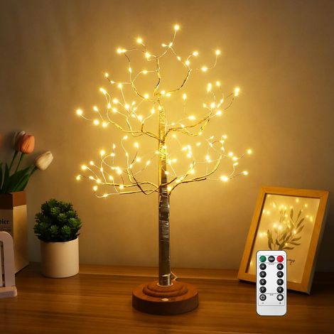 Arbre Lumineux Interieur, Arbre Led 8 Modes Branches Réglables Avec Télécommande, 108 LED Decoration Branches de Noel Lumineux, USB/Alimenté par Batterie, pour Fête, Noël, Anniversaire, Mariage (1/5)
