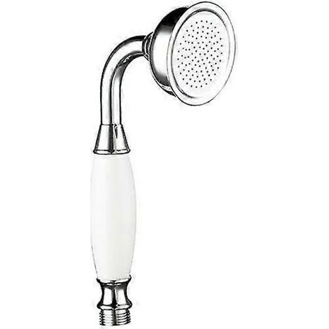 Pommeau de douche en laiton massif, style téléphone victorien traditionnel, finition chromée polie avec raccord G1/2 pour une installation facile (1/3)
