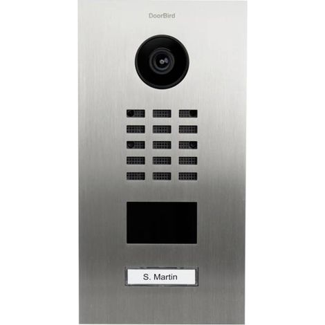 DoorBird D2101V Video citofono IP LAN Unità esterna Acciaio inox V2A (spazzolato)