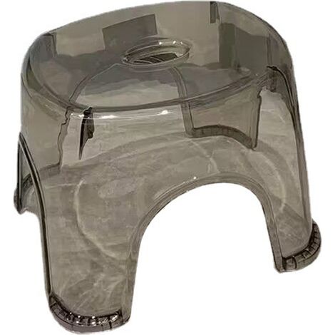 Tabouret en plastique robuste, léger, fond antidérapant, petit pour salle de bain, entrée, salon S (31x25x21cm/12.2x9.8x8.3in) (1/5)
