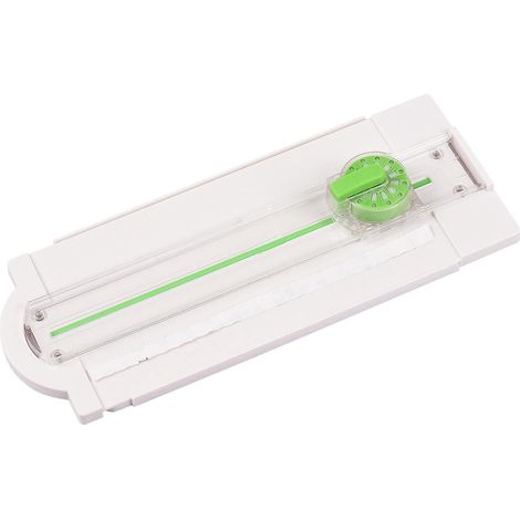 12-in-1 Mini-Papierschneider, Rollschneider, A4-Schnittlänge, 12 verschiedene Formen, Tisch-Papierschneidemaschine