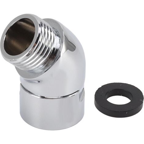 135-degree angled hand shower adapter, brass angled shower head adapter, G1/2" shower accessories (1/5)