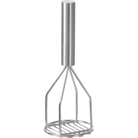 Schiacciapatate professionale in acciaio inox, diametro 118 mm, lunghezza 306 mm - Hendi 693254