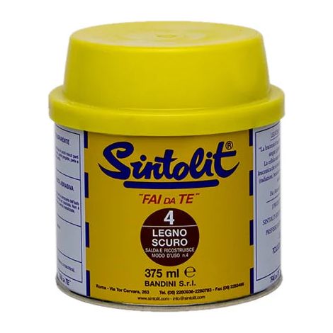 Sintolit stucco per riparazione legno chiaro e scuro ml 375 -Legno chiaro