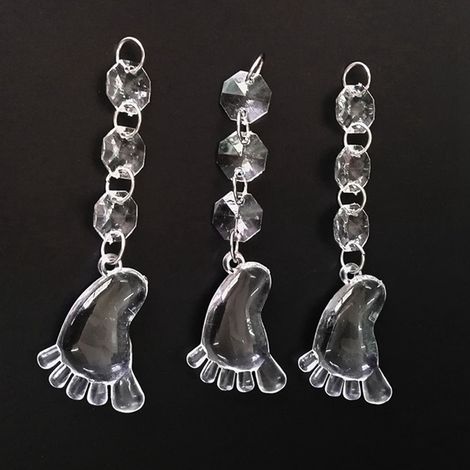 Guirlande De Perles En Acrylique - Style Chandelier 3019 - Décoration Mariage Et Maison - Lot De 10 Pièces (1/2)