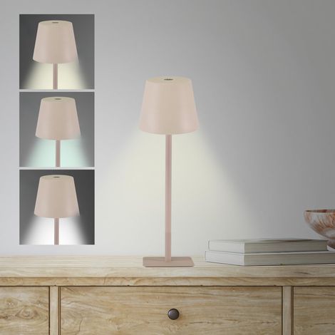 BEPER P207ILI202 Wiederaufladbare Tischleuchte, kabellose LED-Lampe, einstellbare Helligkeit, für den Innen- und Außenbereich, Akkulaufzeit bis zu 12 Stunden, USB-Typ-C-Kabel im Lieferumfang enthalten (1/5)