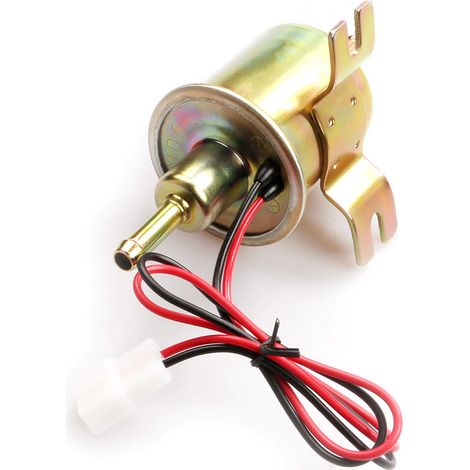 Universal 12 V Kraftstoffpumpe, Dieselpumpe, Benzinpumpe, elektrische Baumaschinen HEP-02A (Goldene)