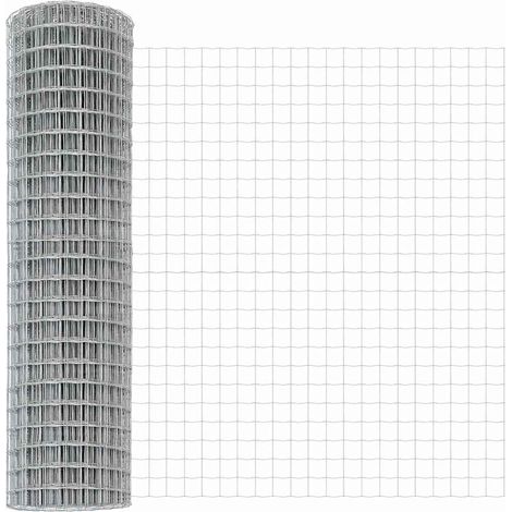Clôture de jardin, Clôture Euro 1x10 m Acier galvanisé CFW71788 (1/5)