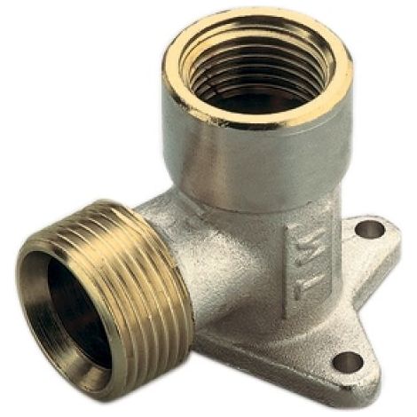 RACCORDO CURVO FEMMINA CON FLANGIA TIEMME G1/2&quot- 1/2 x 16