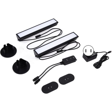Barre lumineuse intelligente 3D RGB avec musique et télécommande filaire pour jeux, films, PC, TV et décoration de chambre (prise 100-240 V). (1/5)