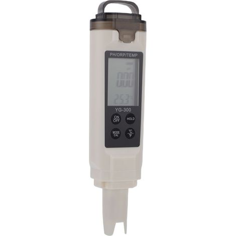 Mesureur Numérique Portable 3-en-1 pour Eau : pH, ORP et Température avec Écran LCD – Idéal Piscines, Fermes, Laboratoires (1/4)