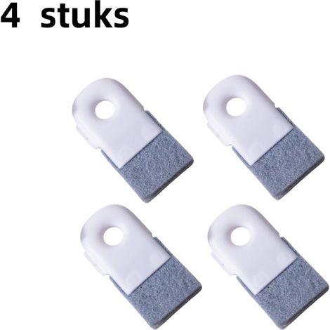 Brosse de nettoyage multifonction lot de 4 pièces nettoyeur de joint brosse à récurer sans rayure pour cadres de fenêtres grilles d aération et appareils de cuisine kit de nettoyage ménager couleur bl (1/5)