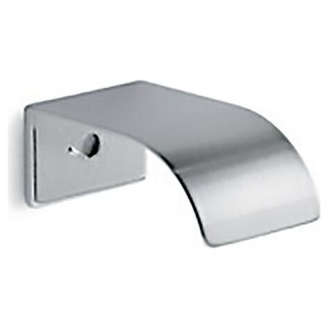 Poignée 12721 tirette zamak - longueur 44 mm - largeur 26 mm - hauteur 18 mm - finition effet acier