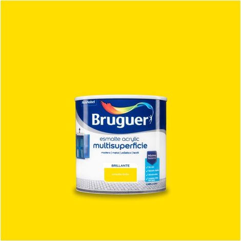 Esmalte acril bri. 250 ml ama/lim int/ext s/olor bruguer