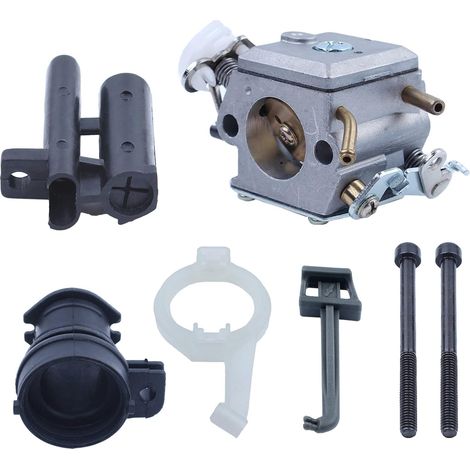 Kit de collecteur d'admission pour carburateur pour Husqvarna 362 365 371 372 372XP pour tronçonneuse, carburateur, tige de starter, collecteur d'admission, joint, support d'admission, boulon de carbu (1/5)