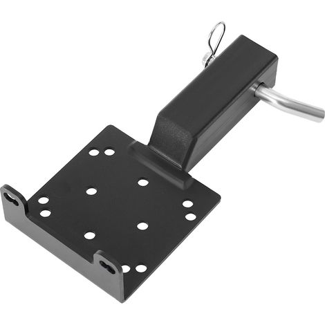 VEVOR Supporto per Verricello per Veicoli, Capacita di Carico di 1633 kg Attacco per Verricello per Gancio di Traino con Ricevitore da 50,8 mm Acciaio Verniciato a Polvere, per Pick-Up ATV UTV, Nero (1/5)