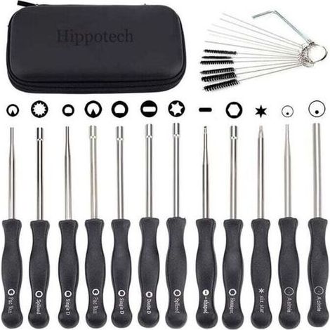 pair Lot de 12 Outils de Réglage Carburateur Moteur 2 Temps avec Tournevis pour Tronçonneuse (1/4)
