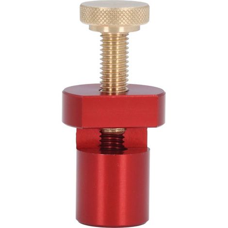 Règle en alliage d\'aluminium avec butée de 20 mm pour trou de chien, gabarit d\'escalier fixe, règle d\'angle pour le travail du bois, pince auxiliaire rouge (1/5)