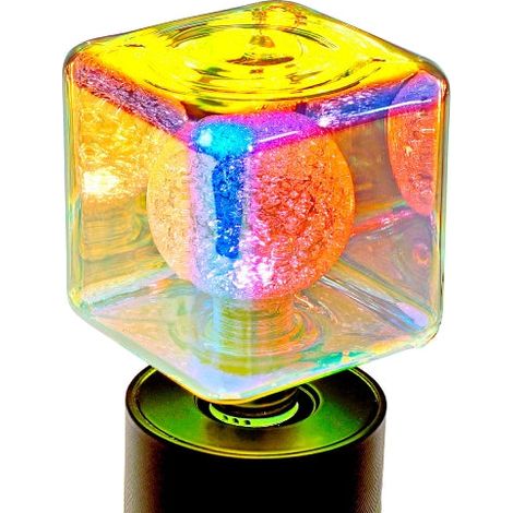 Lampadina LED CUBE 9x9x14cm iridescente