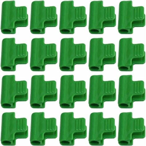 Lot de 20 pinces de fixation pour serre, film protecteur, pour serre (1/5)