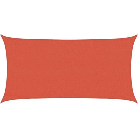 Maison Exclusive - Sonnensegel 160 g/m² Terrakottarot 3x6 m HDPE