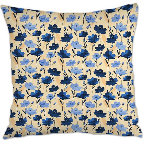Housse de coussin carréerustique pour cadeau de famille pour la Fête des Mères la Fête des Pères anniversaire mariage (1/5)