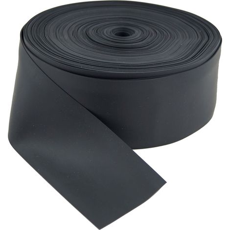 Fugenband Dichtband Weich-PVC, Dichtungsband, Fugenstreifen, Feuchtigkeitsschutzband, Fugenklebeband - Schwarz, 1 Rolle á 50mx100mm