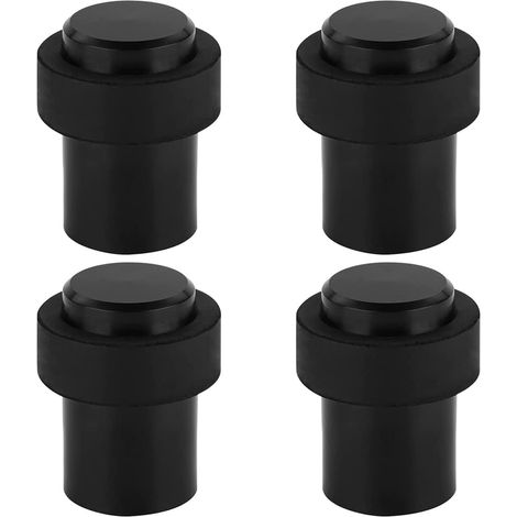 Butée de porte de sol en acier inoxydable 4,5 cm butée de porte butée de porte butée de porte (ensemble de 4 pièces)