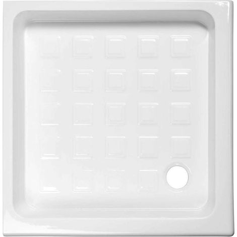 Sapho Kerasan Retro - keramische Duschwanne, Viereck 90x90x20 cm, weiß 133801
