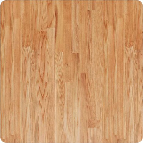 Dessus de table Dessus de bureau Plateau de table carré Marron clair70x70x2,5cm Bois chêne traité (1/4)