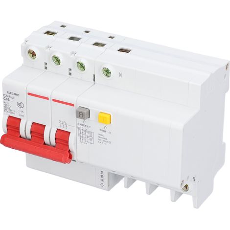 Disjoncteur Modulaire C63 3P+N Rail DIN 63A AC 400V pour Installation Domestique (1/5)
