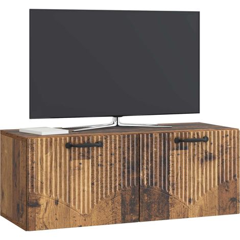 Maison Exclusive - Wandmontierter TV-Schrank Altholz 78,5 x 31 x