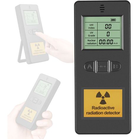 Détecteur de rayonnement nucléaire portable à affichage LCD pour usage domestique et laboratoire, testeur de rayonnement radioactif multifonctionnel (1/5)