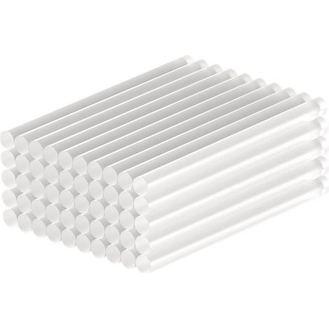 goobay 77851 - Pistola per colla a caldo, 7 x 100 mm, 50 pezzi, per pistole per colla standard, bastoncini per colla a caldo, ad asciugatura rapida, per modellismo, progetti fai da te, trasparenti (1/5)