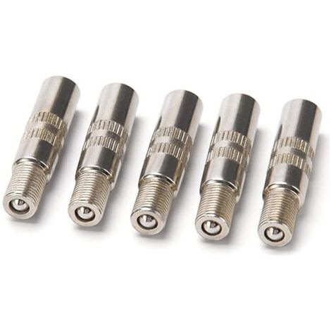 5 Pièces Métal Adaptateur d'extension de Valve de Pneu, Capuchon De Valve Adaptateur, Valve de Roue Automobile en Métal, pour Voiture, Camion, Camionnette, Caravane (1/5)