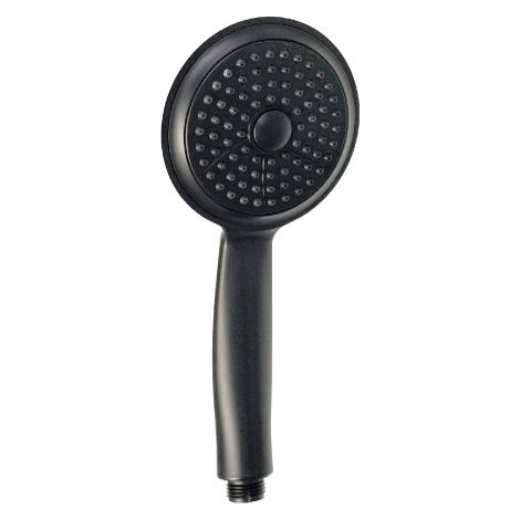 Douchette a' main anticalcaire a' jet unique S-337 accessoires de pie'ces de rechange de douche noir mat