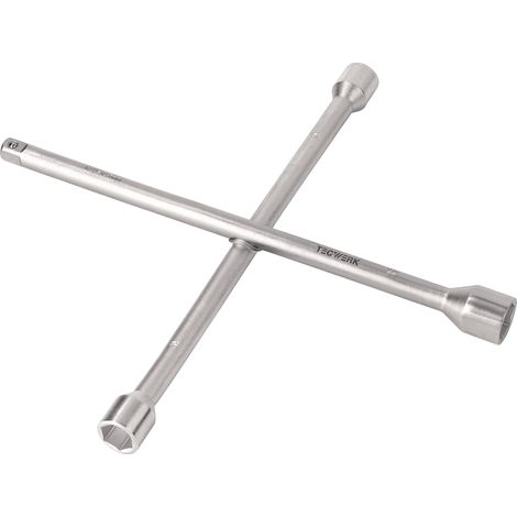 Llave  de  cruz  17x19x22x12,5  (1/2  pulgada  cuadrada)  L350  mmxB350mm  TECWERK (1/4)