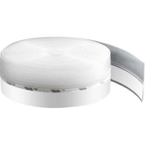 5PiècesJoint d'étanchéité transparent autocollant pour portes coulissantes, joints de maison et fenêtres, 45 mm x 1 m (1/4)