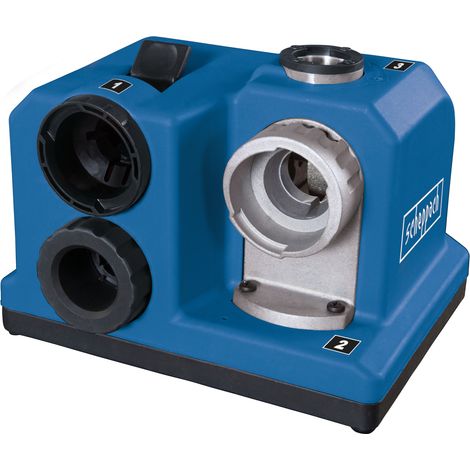 Scheppach Affûteuse de forets DBS800 - Puissance 80W - Pierre à aiguiser diamantée longue durée - Forets HSS 3 - 13 mm